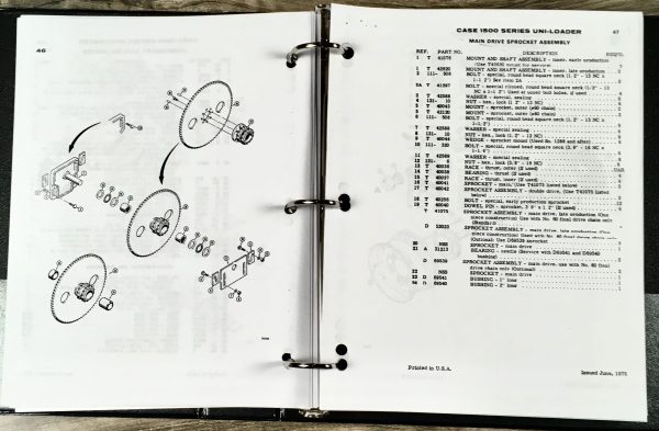 Case 1500 1526 1530 1530B 1537 Uni-Loader Skid Steer Service Manual Parts - Image 12