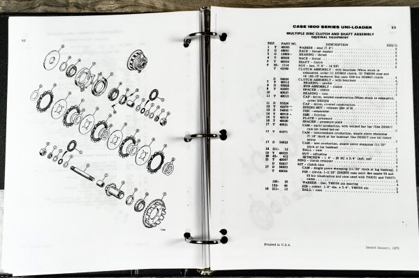 Case 1500 1526 1530 1530B 1537 Uni-Loader Skid Steer Service Manual Parts - Image 13