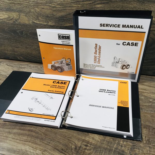 Case 1500 1526 1530 1530B 1537 Uni-Loader Service Parts Operators Manual