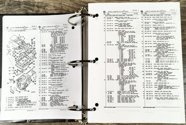 Farmall International 544 2544 Tractor Service Repair Manual Parts Catalog Set - Image 4