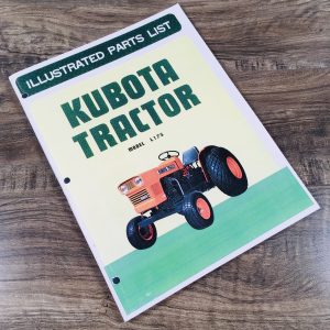 Kubota L175 Tractor Parts Manual Catalog Assembly Book Schematics Exploded Views