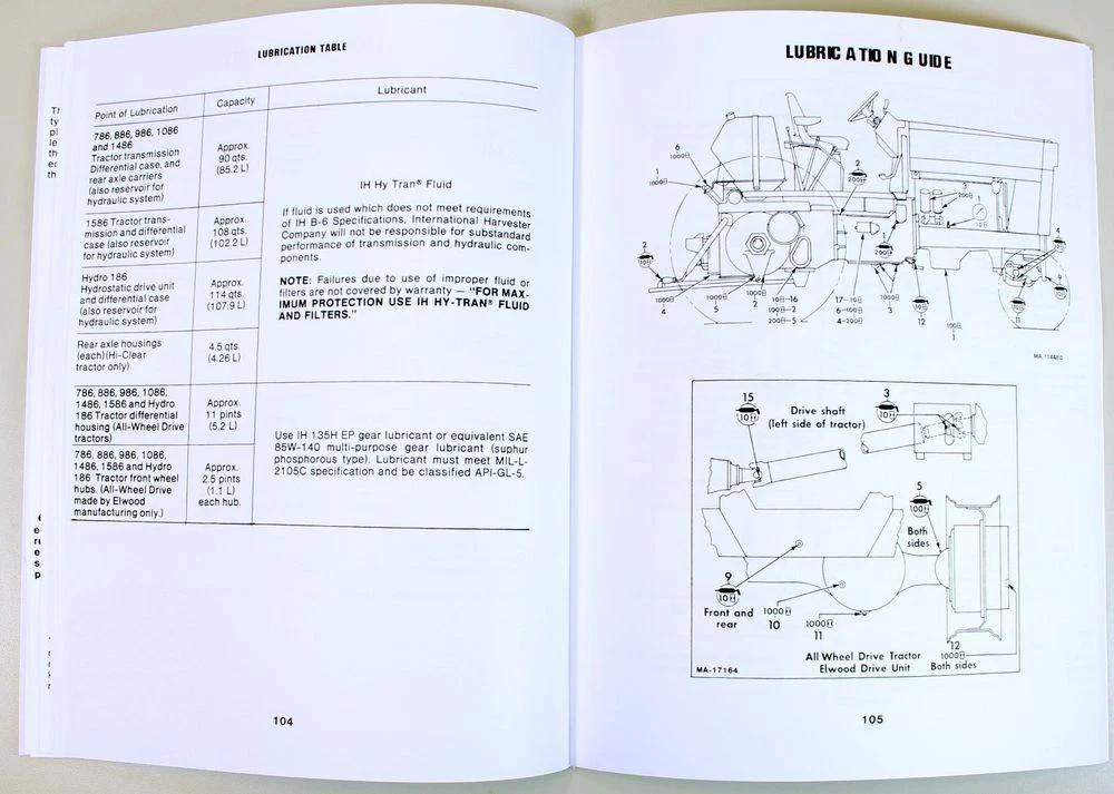 International 886 Tractor Service Parts Operators Manual D-360 S/N 14471 & Down - Image 13