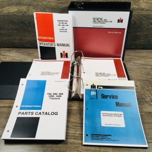 International 886 Tractor Service Parts Operators Manual D-360 S/N 14471 & Down