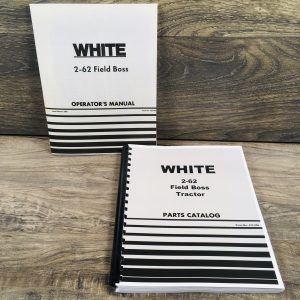 White 2-62 Tractor Parts Operators Manual Set Catalog Owners Assembly Book