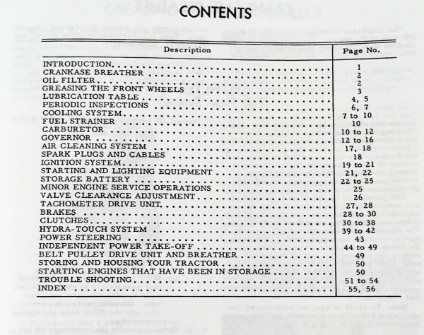 Farmall International 460 560 660 Gas Tractor Preventive Maintenance Manual - Image 2