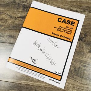 J I Case No. 50 Power Loader Parts Manual Catalog Fits 520 Industrial Tractor