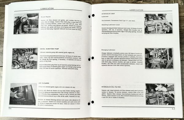Oliver 1250 Tractor Owners Operators Manual Maintenance Lubrication Adjustments - Image 4