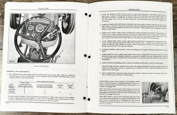 Oliver 1250 Tractor Owners Operators Manual Maintenance Lubrication Adjustments - Image 3