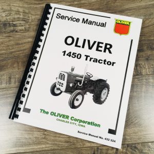 Oliver 1450 Tractor Service Repair Shop Manual Technical Book Overhaul And More