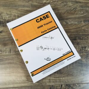 Case 4690 Tractor Parts Manual Catalog Book Exploded Views Schematics Numbers