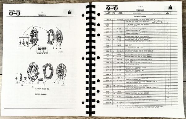 Farmall A Av Tractor Service Repair Shop Parts Operator Manual Set International - Image 13