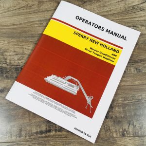 New Holland 499 Pivot Tongue Haybine Mower Conditioner Owners Operators Manual