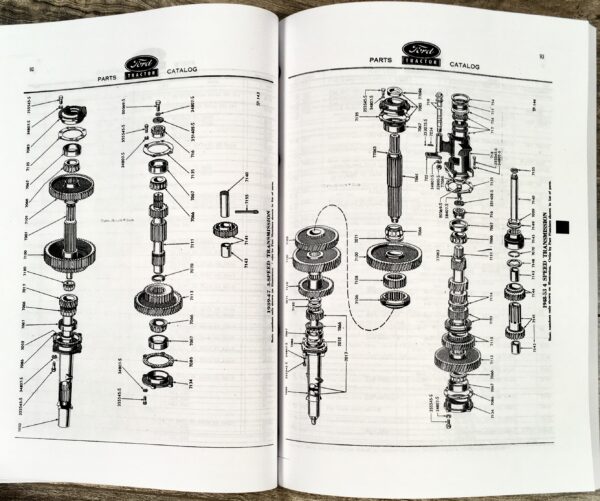 Lot Ford 8N Tractor Shop Manual Parts Catalog Service Repair Technical New Print - Image 9