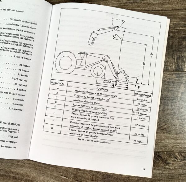 Massey Ferguson Mf 100 Loader Operators Owners Manual Mf 35 50 65 202 203 204 - Image 6