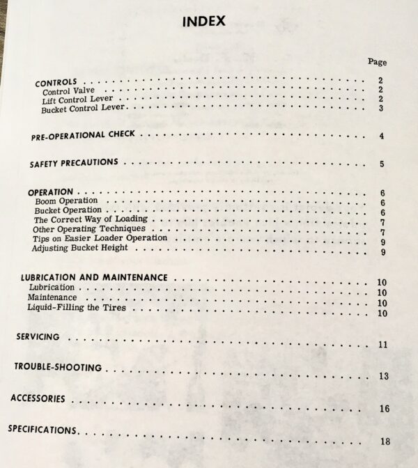 Massey Ferguson Mf 100 Loader Operators Owners Manual Mf 35 50 65 202 203 204 - Image 3