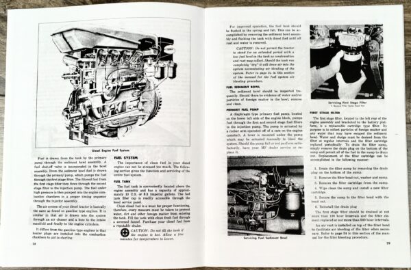 Ferguson To35 To 35 Diesel Tractor Operators Owners Manual W/ 23C Engine Massey - Image 3