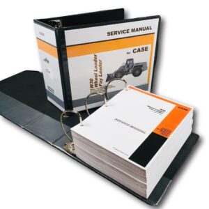Case W30 Wheel Loader Pay Loader Service Technical Manual Repair Shop In Binder