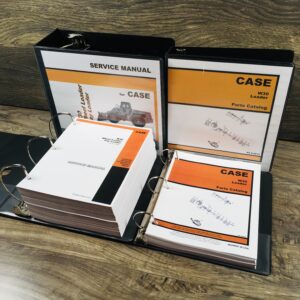Case W30 Wheel Loader Pay Loader Service Manual Parts Catalog Shop Repair Set