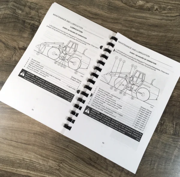 Case W30 Wheel Loader Pay Loader Service Parts Operators Manual Shop Set - Image 28