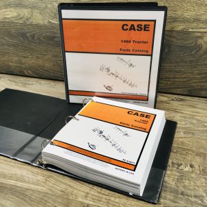 Case 1494 Tractor Parts Manual Catalog With Numbers Exploded Views Schematics