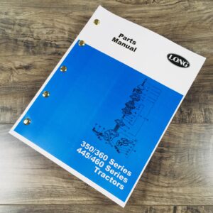 Long 460Dt 460V 510Dt Tractor Parts Catalog Manual Book Exploded Views Numbers