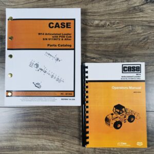 J I Case W14 Articulated Loader Operators Parts Manual Catalog Set 9119672-After