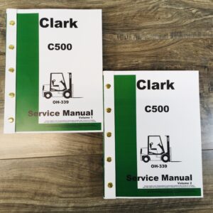 Clark C500-Y40 C500-Hy40 Forklift Service Repair Shop Manual C500Y40 C500Hy40
