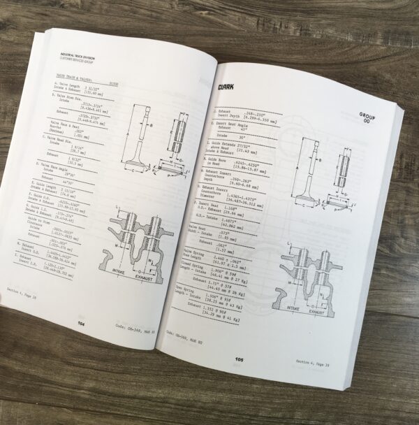 Clark C500-Y55 C500-Hy55 Forklift Service Repair Shop Manual C500Y55 C500Hy55 - Image 4