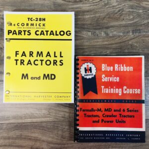 Farmall M Mv Tractor Service + Parts Manuals Shop Repair International Mccormick