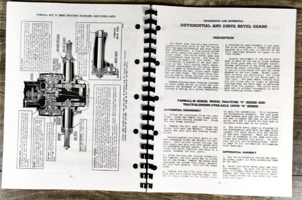 Farmall M Mv Tractor Service + Parts Manuals Shop Repair International Mccormick - Image 12