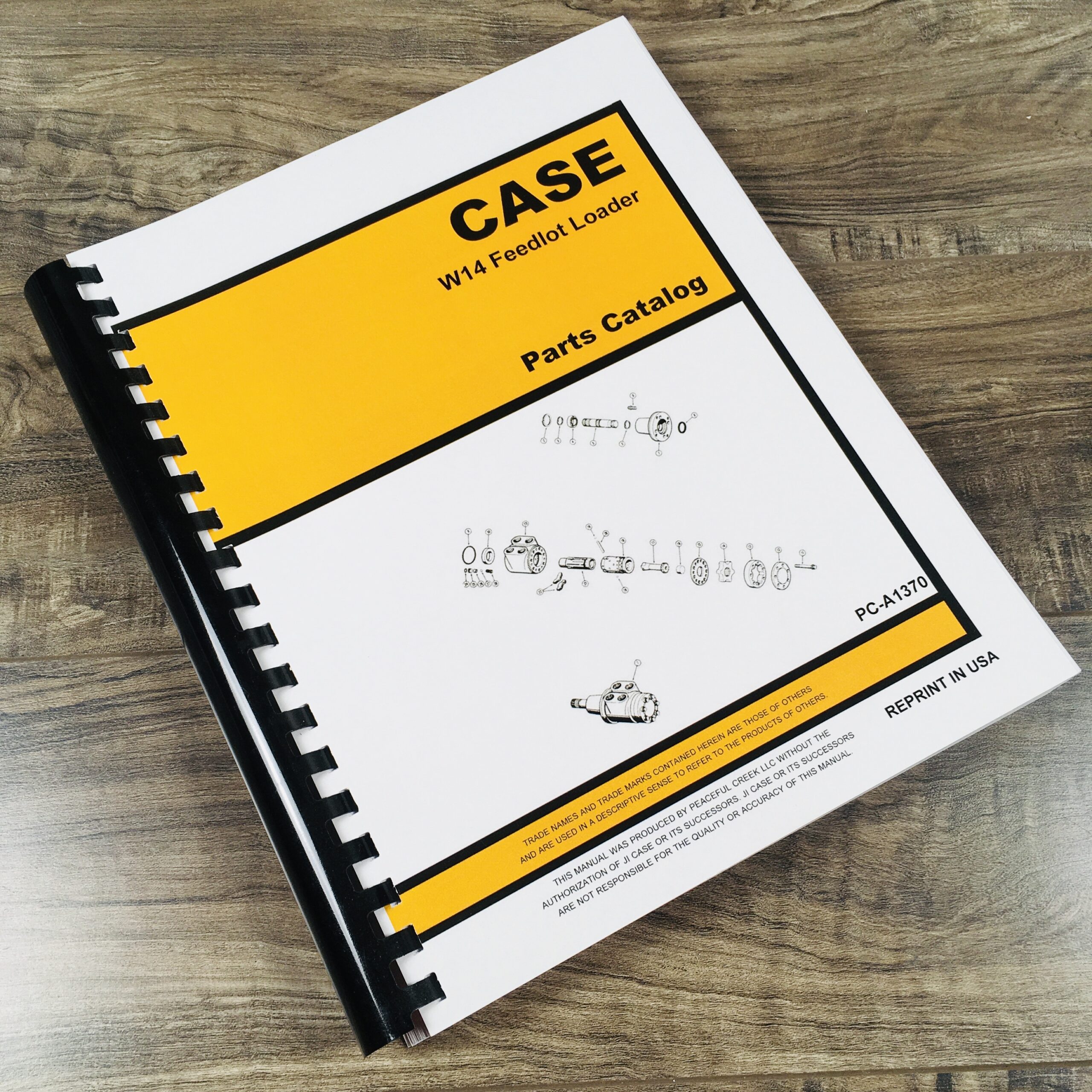 J I Case W14 Feedlot Articulated Loader Parts Manual Catalog Exploded Views