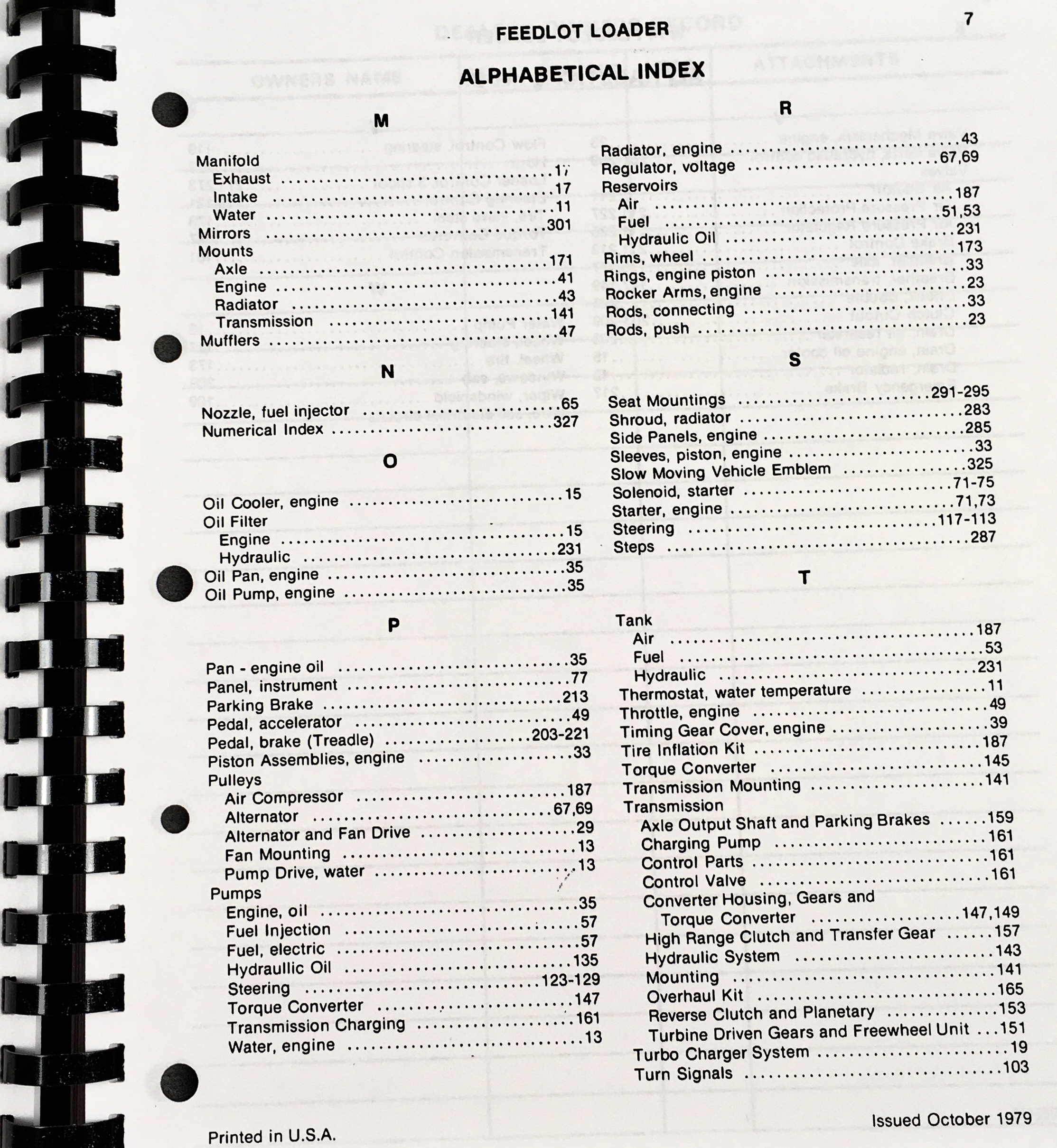 J I Case W14 Feedlot Articulated Loader Parts Manual Catalog Exploded Views - Image 5
