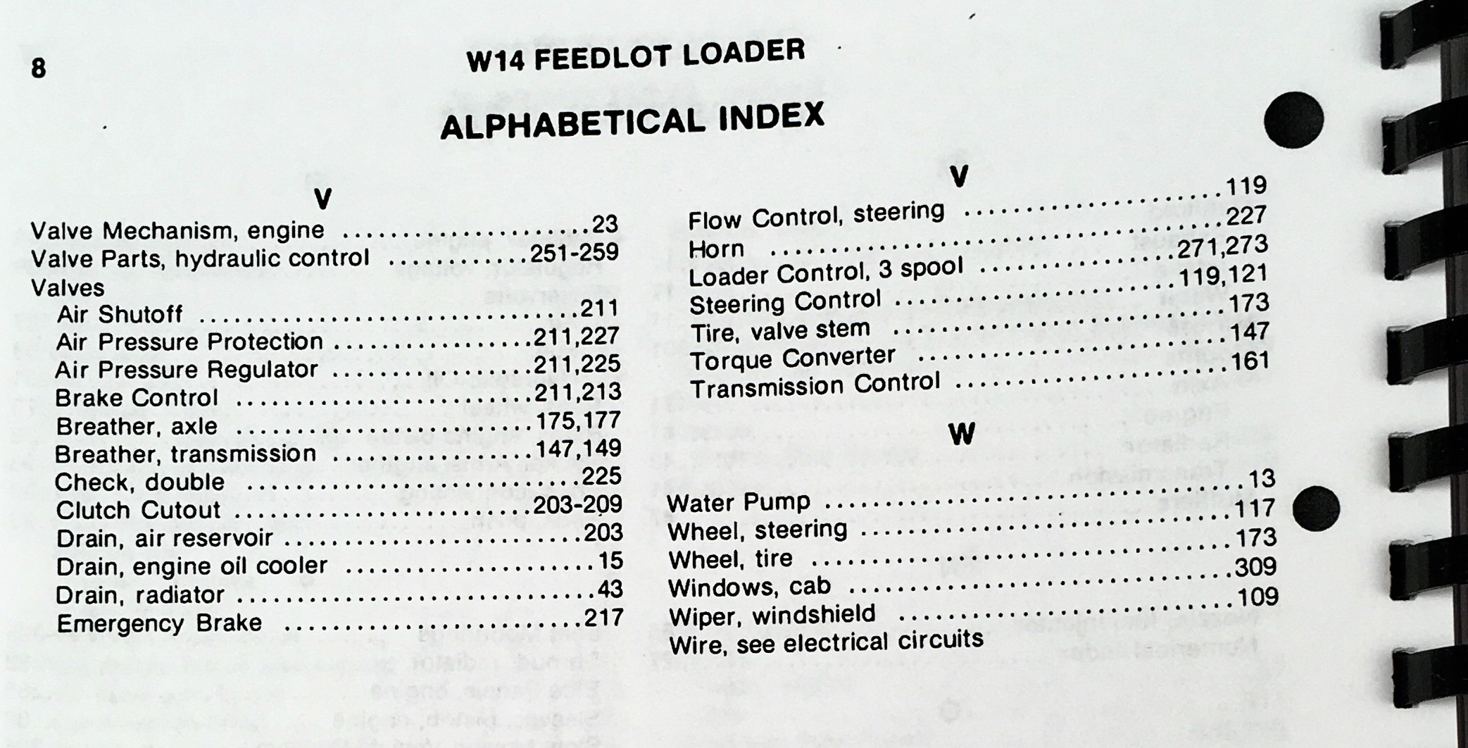 J I Case W14 Feedlot Articulated Loader Parts Manual Catalog Exploded Views - Image 6
