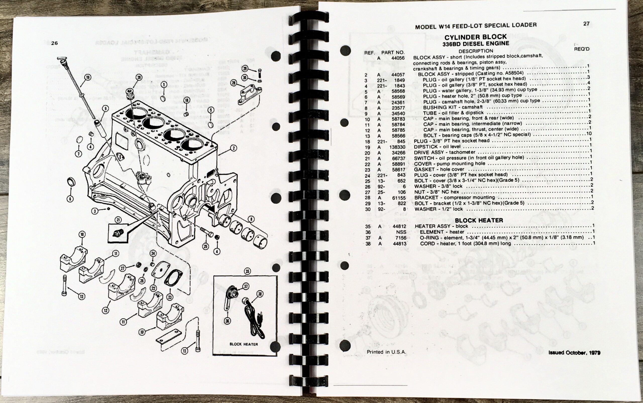 J I Case W14 Feedlot Articulated Loader Parts Manual Catalog Exploded Views - Image 7