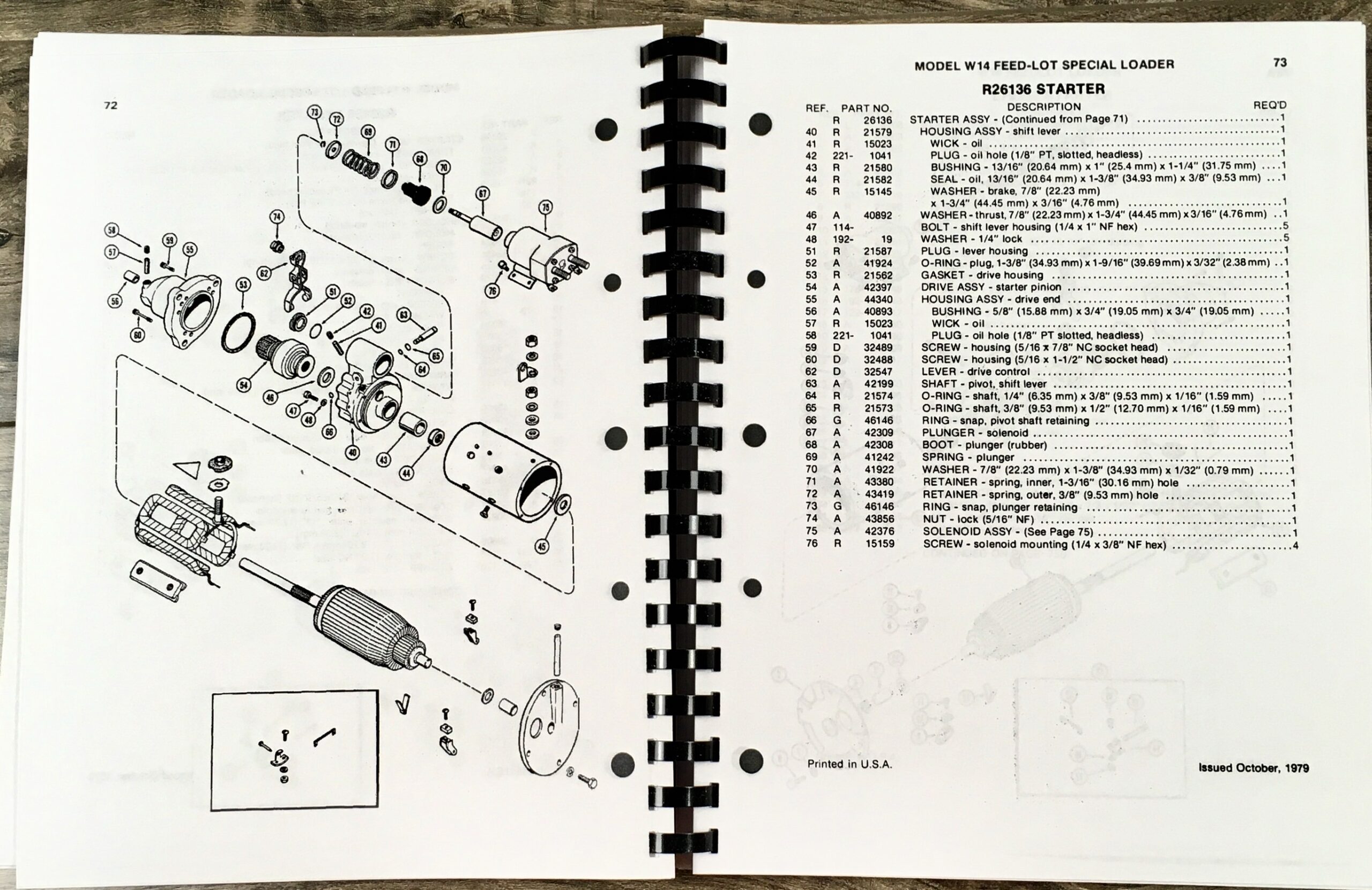 J I Case W14 Feedlot Articulated Loader Parts Manual Catalog Exploded Views - Image 9