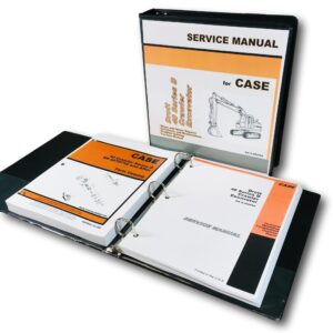 Case Drott 40D Crawler Excavator Service Repair Manual Parts Catalog Shop Set