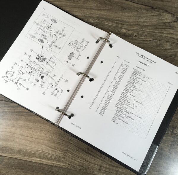 Case Drott 40D Crawler Excavator Service Repair Manual Parts Catalog Shop Set - Image 11