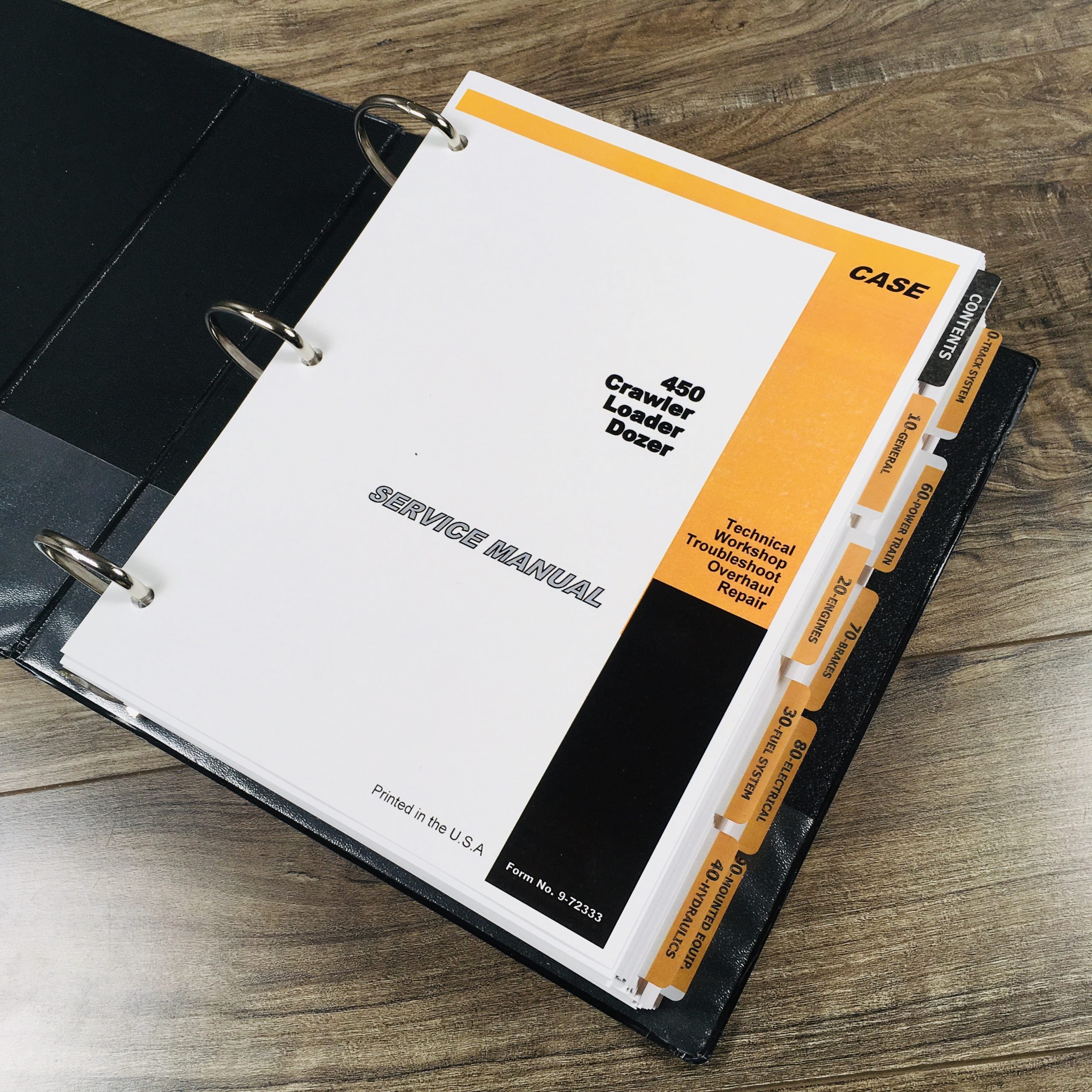 Case 450 Crawler Loader Dozer Service Manual 188 Diesel Engine Parts Catalog Set Before -3038436 - Image 9