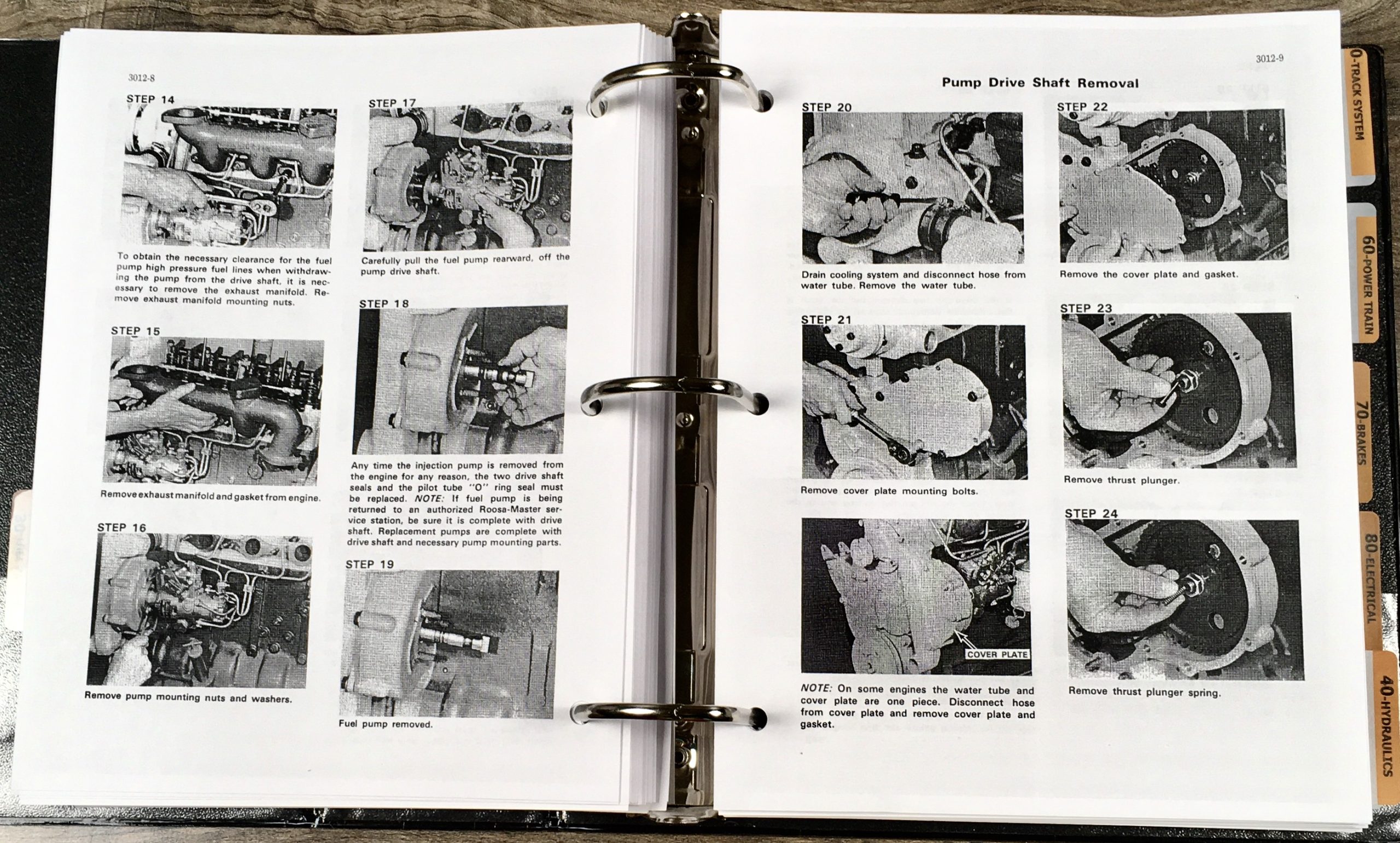 Case 450 Crawler Loader Dozer Service Manual 188 Diesel Engine Parts Catalog Set Before -3038436 - Image 20