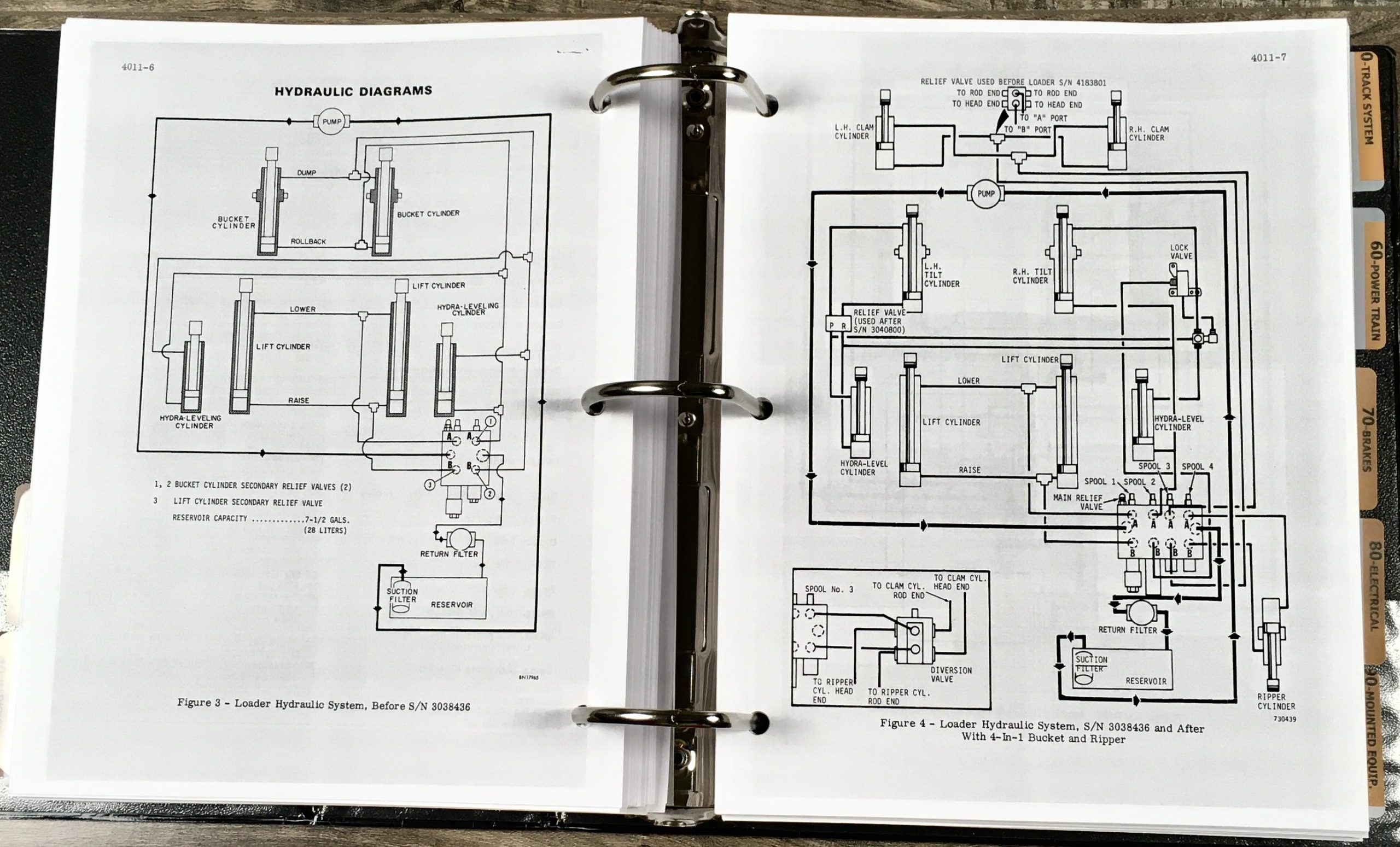 Case 450 Crawler Loader Dozer Service Manual 188 Diesel Engine Parts Catalog Set Before -3038436 - Image 19