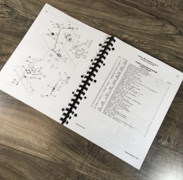 Case Drott 40D 40 Series D Sn 6270716+ Crawler Excavator Parts Manual Catalog - Image 8