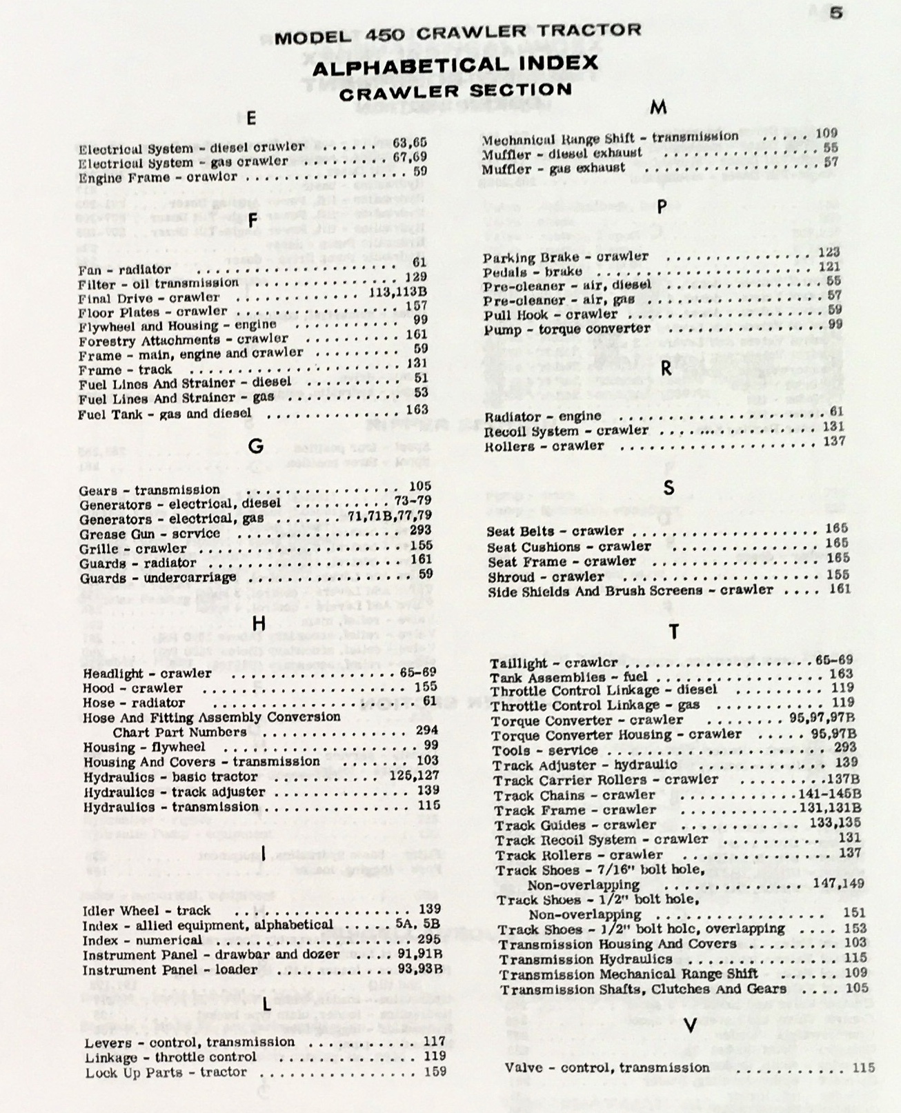 Case 450 Crawler Loader Dozer Service Manual 188 Diesel Engine Parts Catalog Set Before -3038436 - Image 4