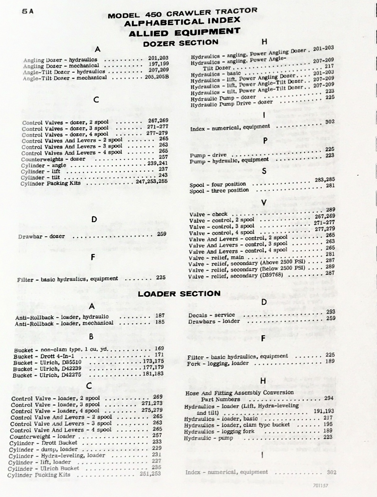 Case 450 Crawler Loader Dozer Service Manual 188 Diesel Engine Parts Catalog Set Before -3038436 - Image 2