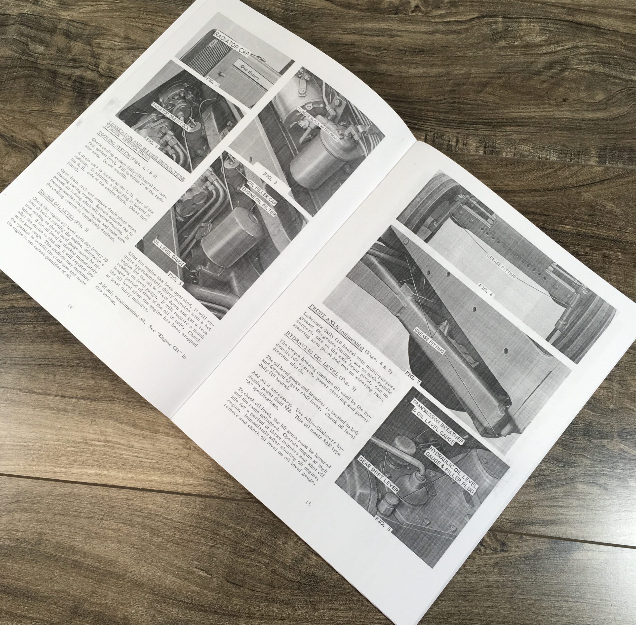 Allis Chalmers 180 Diesel Tractor Owners Operators Manual One-Eighty - Image 4