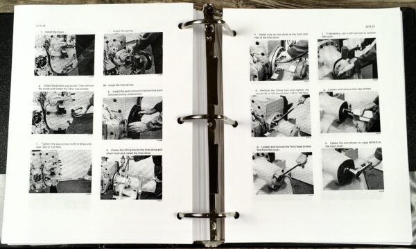 Case 650 Crawler Bull Dozer Service Technical Manual Repair Shop Book Binder - Image 13
