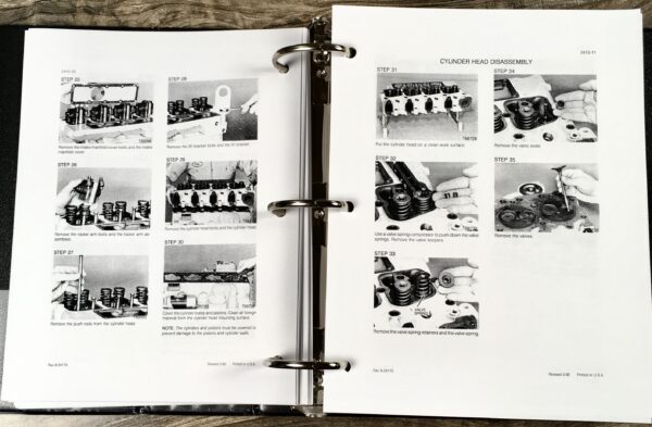 Case 650 Crawler Bull Dozer Service Technical Manual Repair Shop Book Binder - Image 11