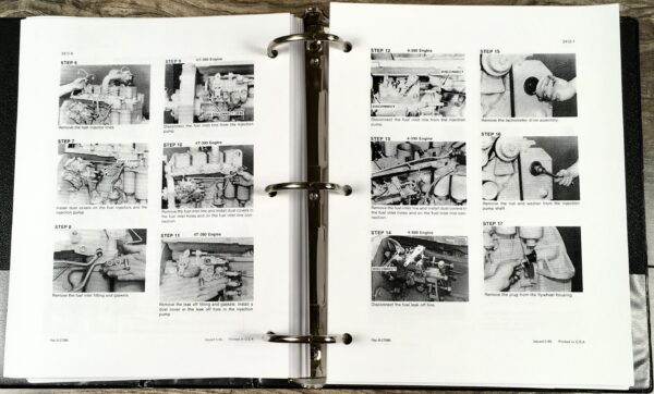 Case 650 Crawler Bull Dozer Service Technical Manual Repair Shop Book Binder - Image 10