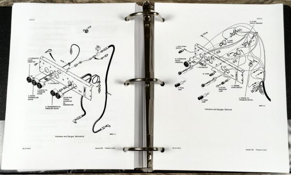 Case 650 Crawler Bull Dozer Service Technical Manual Repair Shop Book Binder - Image 9