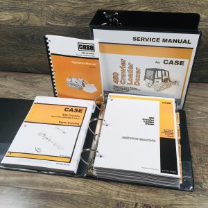 Case 450 Crawler Service Manual Parts Catalog Operators Set 3038436-3060306