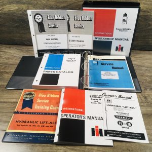 International Farmall Super M Tractor Service Repair Parts Operators Manual Set